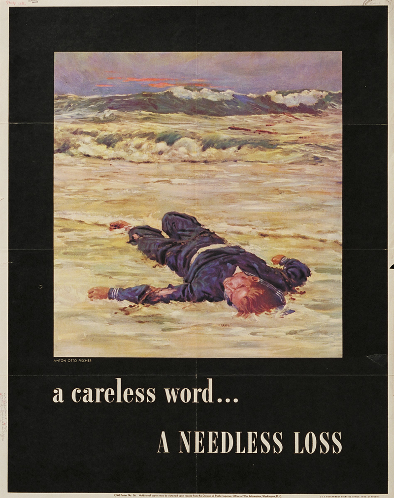 Illustration for article titled The Best Operations Security Propaganda Posters From World War II
